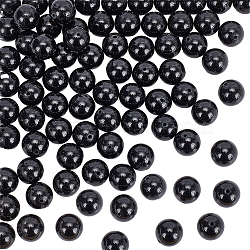 2 Strands Natural Black Tourmaline Beads Strands, Grade AB+, Round, 10mm, Hole: 1mm, about 38pcs/strand, 15.7 inch(40cm)(G-OC0004-93)