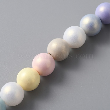 Acrylic Beaded Moblie Straps(MOBA-WH0003-30)-2