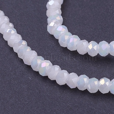 Faceted Electroplate Glass Rondelle Bead Strands(X-EGLA-R048-2mm-36)-1