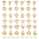 PandaHall Elite&reg 36Pcs 6 Style Alloy Stud Earring Findings Sets(PALLOY-PH0002-16)-1