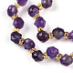 Natural Amethyst Beads Strands(G-T141-48)-3