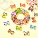 30個のグラデーションカラー不透明アクリルビーズ(OACR-CJ0002-28)-6