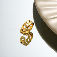 DIY fashionable stainless steel ring with non fading color, female niche high-end light luxury tagram style(YR5292-3)