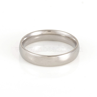 201 Stainless Steel Plain Band Rings(RJEW-G107-4mm-6-P)-2