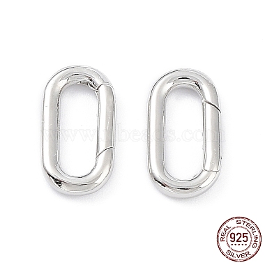 Platinum Sterling Silver Clasps