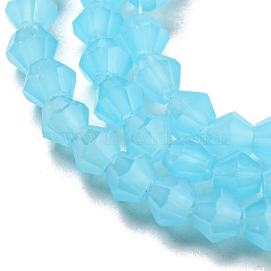 Imitation Jade Glass Beads Strands(GLAA-F029-J4mm-03)-3
