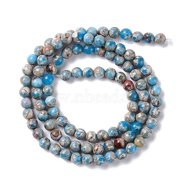 Assembled Natural Imperial Jasper & Synthetic Opal Beads Strands(G-K317-A19-02)-4