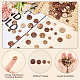 200Pcs 4 Style 2-Hole Flat Round Coconut Buttons(BUTT-AR0001-03)-4
