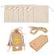 10Pcs Cotton Packing Pouches Drawstring Bags(ABAG-NB0001-41B)-1