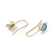 Real 18K Gold Plated Brass Earring Hooks(KK-B060-07G-01)-2
