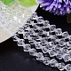 Faceted Polyhedron Imitation Austrian Crystal Bead Strands(G-M183-6mm-01A)-1