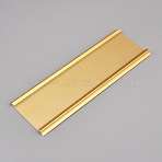 Aluminium Alloy Commodity Label Display, Price Tags for Supermarket, Bakery, Cafe, Rectangle, Golden, 180x62x6mm(FIND-WH0199-404A-01)