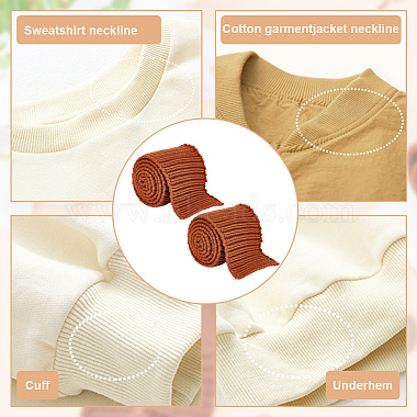 Ребристая ткань из 95 % хлопка и 5 % эластичного волокна для манжет.(FIND-WH0136-02B)-5