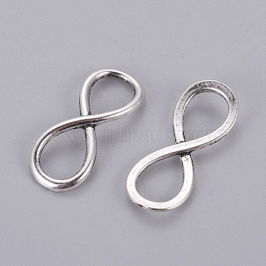 Tibetan Style Alloy Infinity Links connectors(X-TIBE-30148-AS-NR)-2