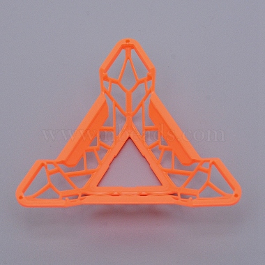 ABS Plastic Cube Tripod Puzzle Display Holder(ODIS-WH0007-17A)-2