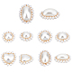 10Pcs 5 Style ABS Plastic Imitation Pearl Pendants(FIND-NB0002-48)-1