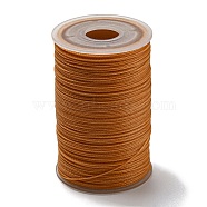 Waxed Polyester Cord, 6-Ply, Bisque, 0.55mm, about 38.27 yards(35m)/roll(YC-E006-0.55mm-A04)