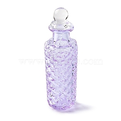 Miniature Glass Bottles
Wishing Bottle, with Lid, Micro Landscape Home Dollhouse Accessories, Pretending Prop Decorations, Medium Purple, 1.45x4.5cm, Hole: 5mm(AJEW-U018-01C)