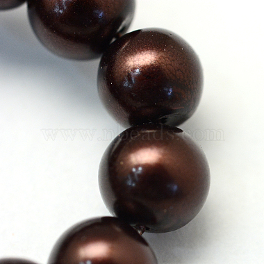 Baking Painted Pearlized Glass Pearl Round Bead Strands(HY-Q003-6mm-40)-3