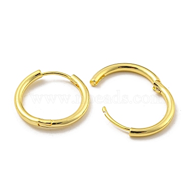 Brass Hoop Earrings(EJEW-L211-08F-G)-2