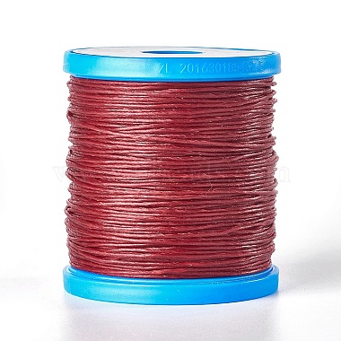 1mm Dark Red Waxed Polyester Cord Thread & Cord