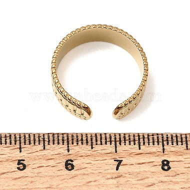 304 Stainless Steel Cuff Open Rings(SA-CBAB727-01G)-5