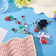 2Pcs 2 Styles Resin Pendant Decorations(HJEW-TA0001-37)-6