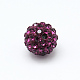Pave Disco Ball Beads(RB-H258-8MM-502)-1