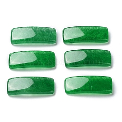 Natural Malaysia Jade Cabochons, Dyed, Curved Rectangle, 8x20x3mm(G-R490-06)