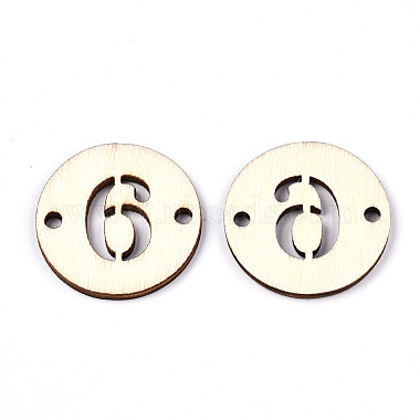 Unfinished Natural Poplar Wood Links Connectors(WOOD-S045-138B-6)-2