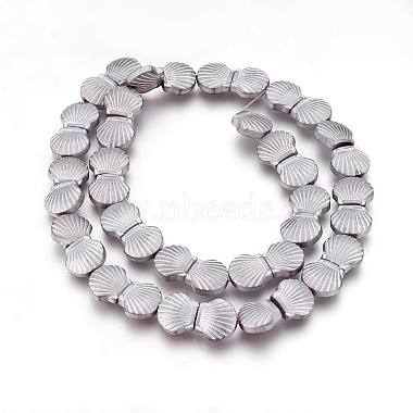 Electroplated Non-magnetic Synthetic Hematite Beads Strands(G-P392-T)-2