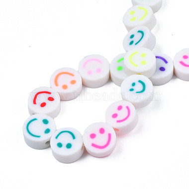 Handmade Polymer Clay Bead Strands(CLAY-T020-28)-4