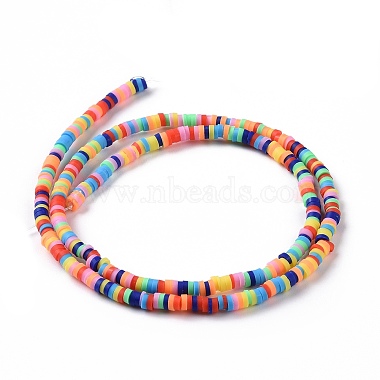 Handmade Polymer Clay Beads Strands(CLAY-R089-3mm-017)-3