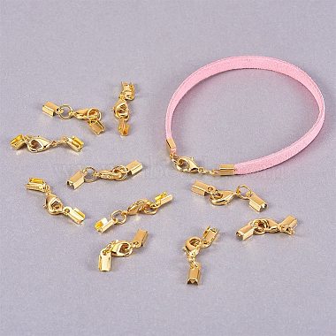 Alloy Clip Ends With Lobster Claw Clasps(KK-PH0034-22)-4
