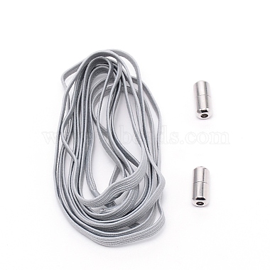 Gray Alloy Shoelace