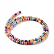 Handmade Polymer Clay Beads Strands(CLAY-R089-3mm-017)-3