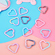 12Pcs Spray Paint Alloy Spring Gate Rings(FIND-TA0010-91)-5