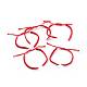 Création de bracelets de corde en nylon tressée(AJEW-M001-11)-1