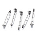 201 Stainless Steel Brooch Pin Back Safety Catch Bar Pins(STAS-S117-022E)-1