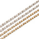 10 Yards 2 Colors Brass Rhinestone Strass Chains(CHC-CD0001-03)-2