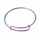Placage ionique (ip) réglable 304 fabrication de bracelet en fil d'acier inoxydable(MAK-F286-03MC)-1