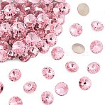 Preciosa&reg MAXIMA Crystal Round Stones, Czech Crystal, Bicone(436 11 177 Rivoli), Dura Foiling, 70020 Light Rose, SS29(6.15~6.35mm)(X-PRC-RASS29-70020)