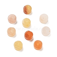 Natural Golden Silk Jade Beads, Dyed, Heishi Beads, Disc, 6.5x3.5mm, Hole: 1.2mm(G-U007-02A)