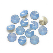 Pointed Back Resin Rhinestone Cabochons, Diamond Shape, Cornflower Blue, 12x5.5mm, about 280pcs/bag(RESI-T015-12mm-A17)