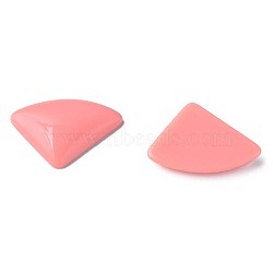 Opaque Acrylic Cabochons, Triangle, Light Coral, 19.5x28x5mm, about 354pcs/500g(MACR-S373-144-A08)