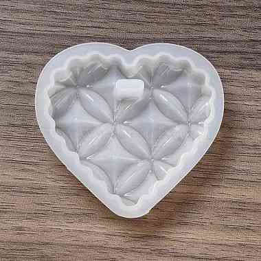 Moules en silicone pendentif motif fleur en relief diy(DIY-G079-01C)-2