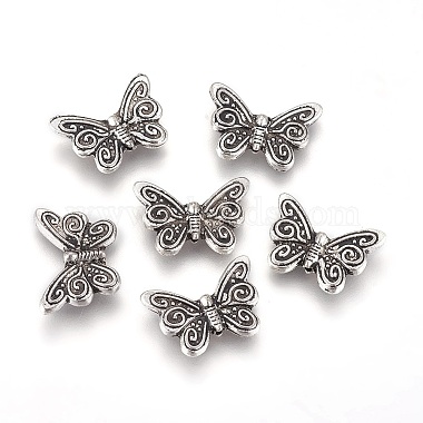 18mm Butterfly Alloy Beads
