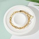 Brass Cable Chain Bracelets(BJEW-H537-13G)-1