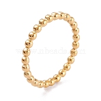 304 Stainless Steel Finger Rings, Round, Golden, Size 7, 2mm, Inner Diameter: 17mm(RJEW-E169-01G-7)