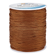 Nylon Thread, Camel, 1.5mm, about 100yards/roll(NWIR-PH0001-04A-WH)